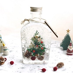 【Christmas】冬の新作 クリスマスツリーハーバリウム 1枚目の画像