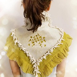 Nanette Atelier 手作飾品 ： 古董絲刺繡圍巾 第1張的照片