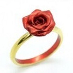 ローズリング～薔薇の指輪～（真鍮）【受注生産】 1枚目の画像