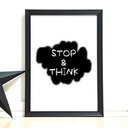 ポスター【STOP＆THINK】 1枚目の画像