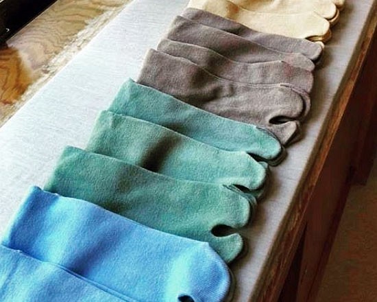 Izu tabi socks（伊豆足袋ソックス）草木染め靴下 サイズ24～26cm 日本製（izu-tabisocks） 1枚目の画像