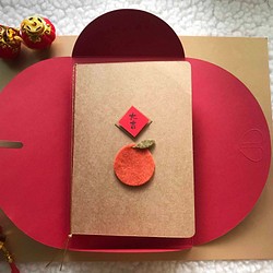 Little Orange&#39;s Blessings | 手作りカード | 年賀状 | Happy New Year Ca 1枚目の画像