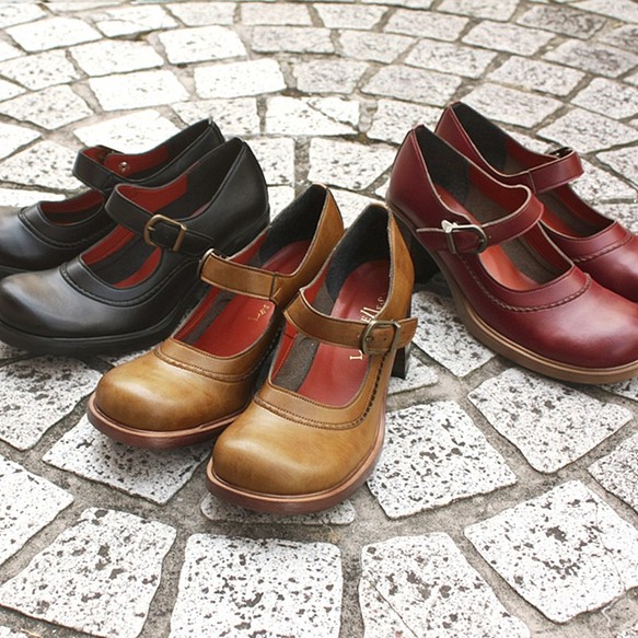 再入荷 予約販売 どこか懐かしいヒールシューズ 0594 靴 日本製 納期5～11日 最大58％オフ！ オリジナルシューズ 国産素材