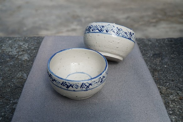 廣東青花砂瓷碗 第1張的照片