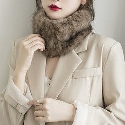 new antique fur ¶ ロシアンセーブル編み込みストレッチスヌード/ヘアバンド スヌード new antique fur  通販｜Creema(クリーマ)