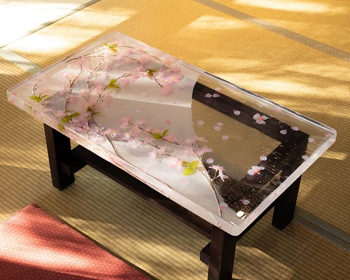 品揃え豊富で 桜の木　桜のちゃぶ台　ローテーブル 座卓/ちゃぶ台