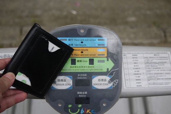 クレジットカード小型財布名刺パック（RFID Sensitive + Confidential）Black Bright 1枚目の画像