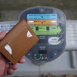 クレジットカード小切手名刺パック（RFID Sensitive + Confidential）キャメル（黄褐色） 1枚目の画像