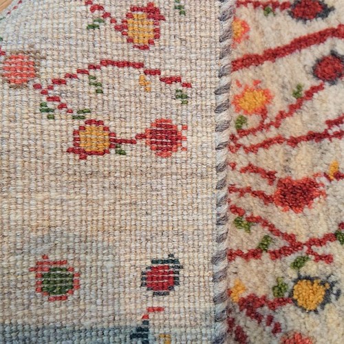 完売】ペルシャ絨毯 ギャッベ ザクロの木 玄関マット 90×54 カーペット 