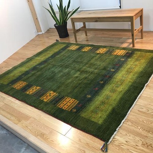 完売 ペルシャ絨毯 ギャッベ リビング 緑 0x154 若草色 カーペット 絨毯 ラグ マット M S Rug Factory 通販 Creema クリーマ ハンドメイド 手作り クラフト作品の販売サイト