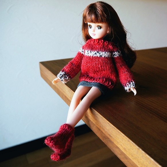 リカちゃんのセーターと靴下セット