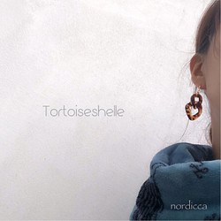 【earring】Tortoise shell 1枚目の画像