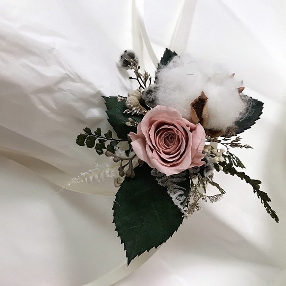 永生玫瑰手腕花 / 新娘手腕花 婚禮系列 第1張的照片