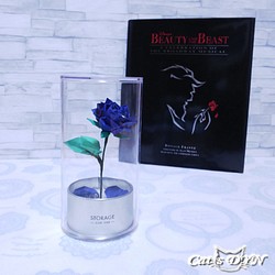 魔法の薔薇①：青　(折り紙の薔薇の花) 1枚目の画像