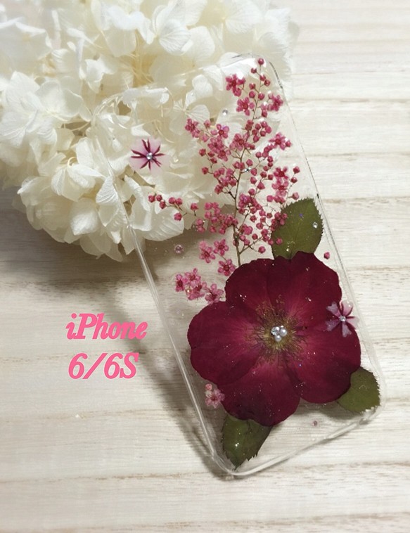 鮮豔的紅玫瑰*開滿鮮花iphone6/6S case㉖ 第1張的照片