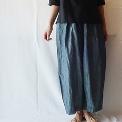 100％棉馬戲團褲子（免費/靛藍色） 第1張的照片
