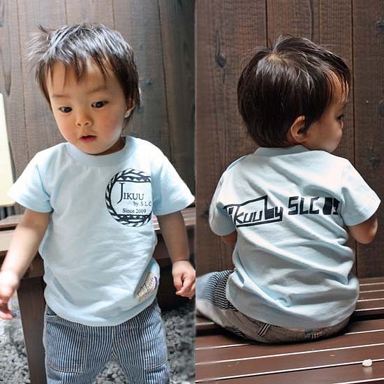 JIKUU BY SLC】コットン/半袖キッズTシャツ『エンブレム』 子供服
