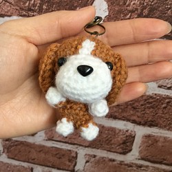 ビーグル犬の編みぐるみキーホルダー あみぐるみ Hand Made Cafe 通販 Creema クリーマ ハンドメイド 手作り クラフト作品の販売サイト