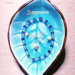 白水晶、紫水晶手串珠Rock quartz And Amethyst Bracelet 第1張的照片