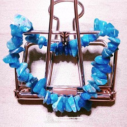 藍蛋石手串珠Blue Opal Bracelet 第1張的照片