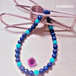青金石、綠松石手串珠Turquoise And Lapis Lazuli Bracelet 第1張的照片