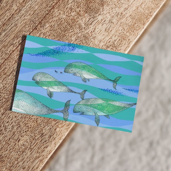 匹諾曹的明信片套“讓大鯨魚打噴嚏”住照片[3個免費送貨選項] 第1張的照片
