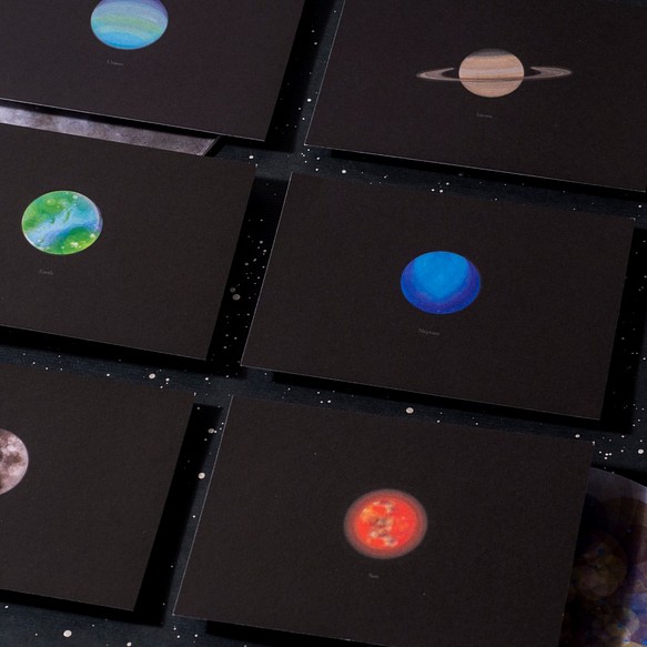 行星系列明信片組 / 套組11張 第1張的照片
