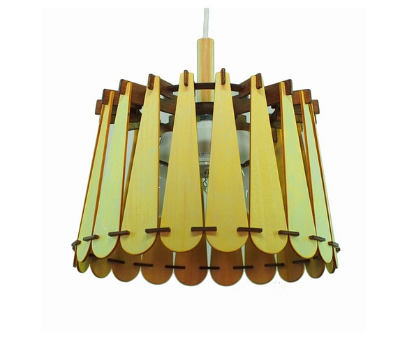 カラーオーダーの木製照明　ペンダントライト　NOK　(3灯ソケット)　｜ナカオランプ｜ 1枚目の画像