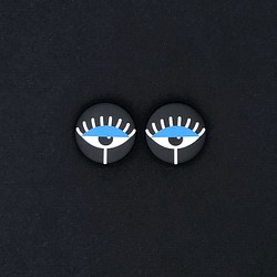眼睛別針1入 | Eyes Pins Set of 1 | Blue Eyes | pulps of wood 第1張的照片