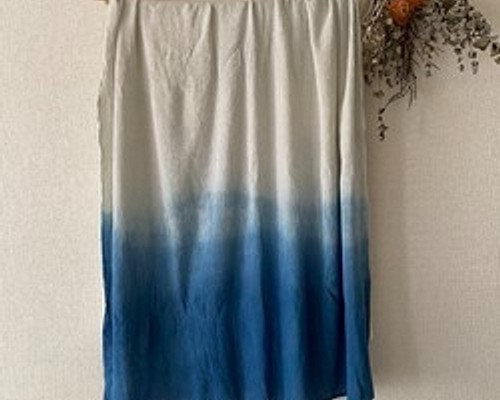 激安店舗 藍染 絞り染め 約190cm×140cm ベッドカバー 8793.20円 その他