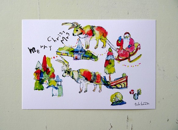 [New] クリスマスカード noel　3枚セット 1枚目の画像
