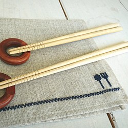 淡路島産の竹から作った　手にやさしくなじむ夫婦箸 1枚目の画像