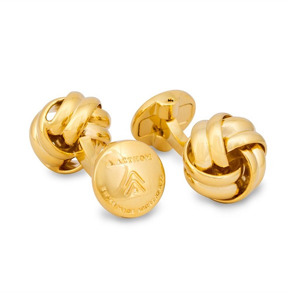 Gold Knot Cufflinks lvcsac.com.pe