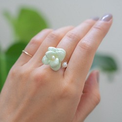 “ グリーン紫陽花のリング ” 1枚目の画像