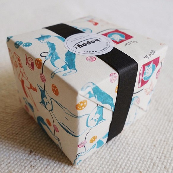 【hoppy】Mini Box-Cat1 貓咪白紙膠帶 / GTIN : 4713077970805 第1張的照片