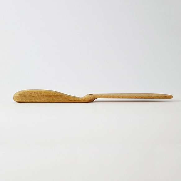 木製のバランスジャム、バターナイフ - 慣性右手xブナ 1枚目の画像