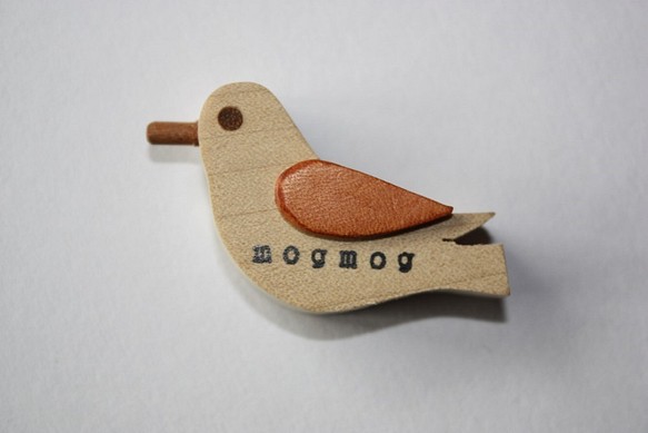 木製小鳥さんマグネット 1枚目の画像