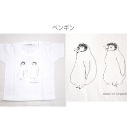 ✨50％OFF✨【ペンギン】アニマル Tシャツ 子供用 キッズサイズ Chouquette SF7398 シュケット 1枚目の画像