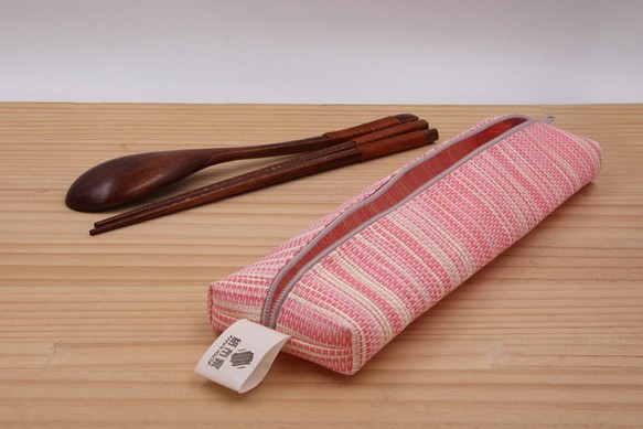 【紙布ホーム】食器袋大（段ボール）紙糸編み※食器は含まれていません 1枚目の画像
