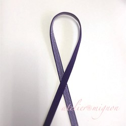真田紐の帯締め（四分紐/紫） 1枚目の画像