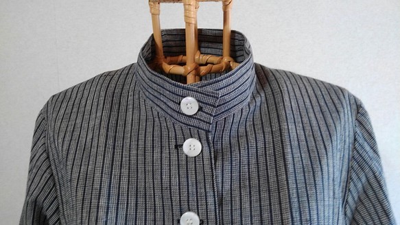 着物リメイク　羽織りたいジャケットワンピース 1枚目の画像