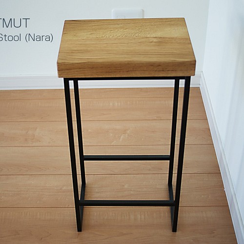 Iron chokotto Stool ナラ無垢材 椅子（チェアー）・スツール HATMUT