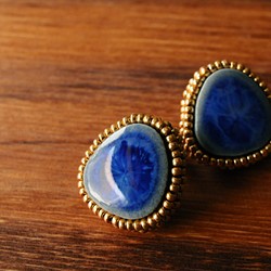 &lt;Polaris ~ Michishirubeno Hoshi ~&gt; 埃及藍 ☆ 耳環或耳環 第2張的照片