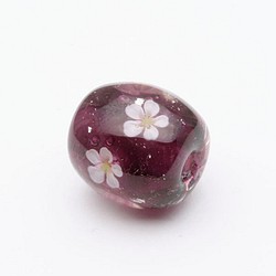 とんぼ玉　桜　ガラス　かんざし　ネックレス　 1枚目の画像