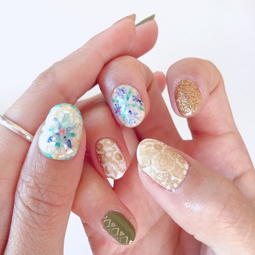 モロッコタイルのネイル ネイルチップ（つけ爪） しろくまnail 通販