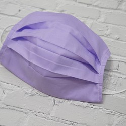 Grace X 小優雅  素面紫　手工口罩套 布口罩套 第1張的照片