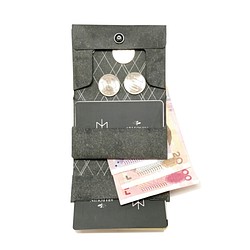 AYUMI×ARLEQUIN】Coin Case｜カードも入るコインケース グレー 小銭