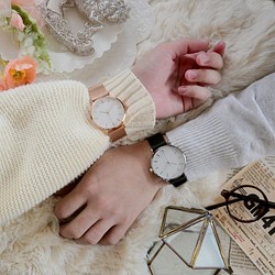 上品なステンレスベルト～ ペアウォッチ 腕時計 メンズ レディース 兼用 腕時計 Montrerie 通販｜Creema(クリーマ) 10788897