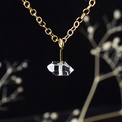 14kgf Herkimer鑽石項鍊（紐約高品質AAA） 第1張的照片