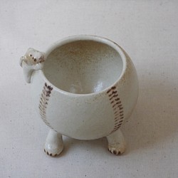 野球ワンコボウル(茶) 1枚目の画像